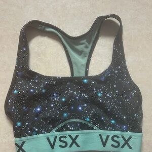 VSX Women's Starry Night Sports Bra - Black and Blue